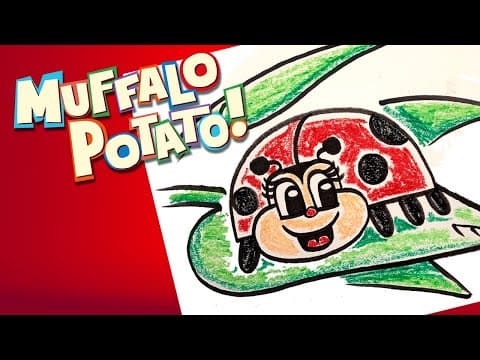 Preview of How To Draw a CUTE LADYBUG with MUFFALO POTATO