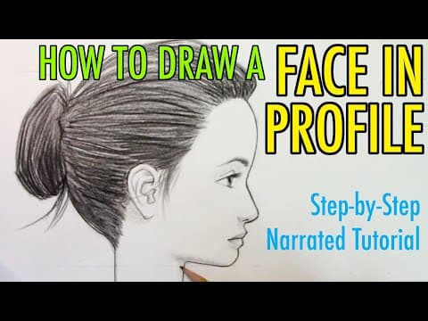 Preview of How to Draw a FACE IN PROFILE: Narrated Tutorial