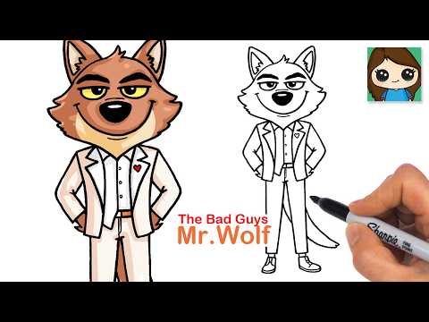 Preview of How to Draw Mr. Wolf | The Bad Guys