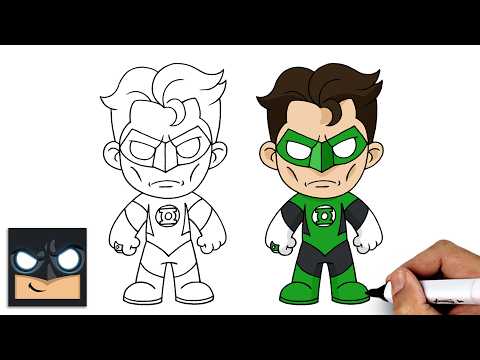Preview of How to Draw Green Lantern | DC Comics