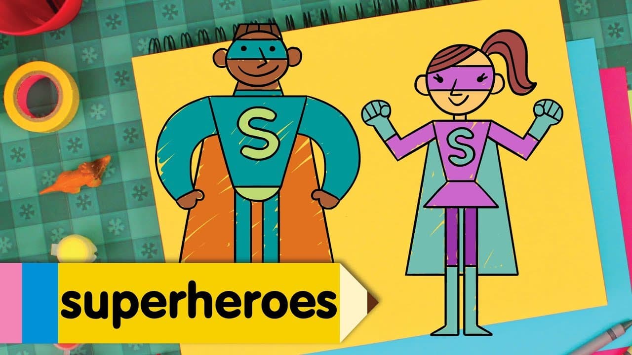 Preview of How to Draw Superheroes | Super Simple Draw