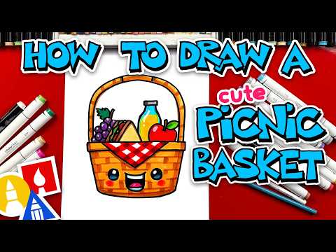 Preview of How To Draw A Cute Picnic Basket