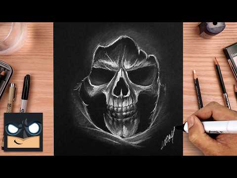 Preview of How to Draw the Grim Reaper | Step-by-Step Drawing Tutorial