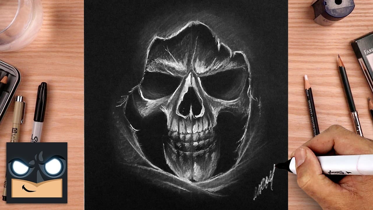 Preview of How to Draw the Grim Reaper | Step-by-Step Drawing Tutorial