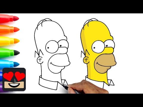 Preview of How To Draw Homer Simpson