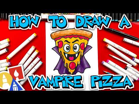 Preview of How To Draw A Vampire Pizza