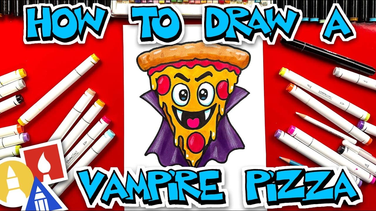 Preview of How To Draw A Vampire Pizza