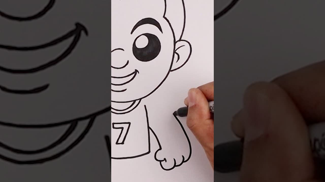 Preview of How to Draw Ronaldo | EASY step by step lesson