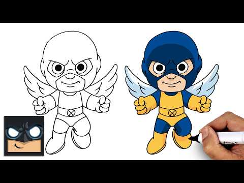 Preview of How to Draw Angel | X-Men