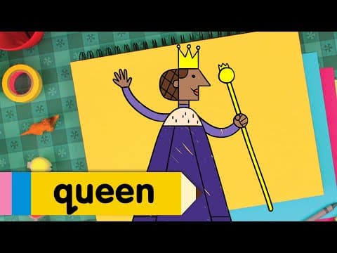 Preview of How To Draw a Queen | Drawing Lessons for Kids