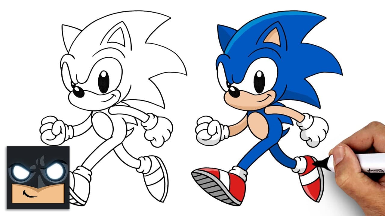 Preview of How to Draw Sonic the Hedgehog