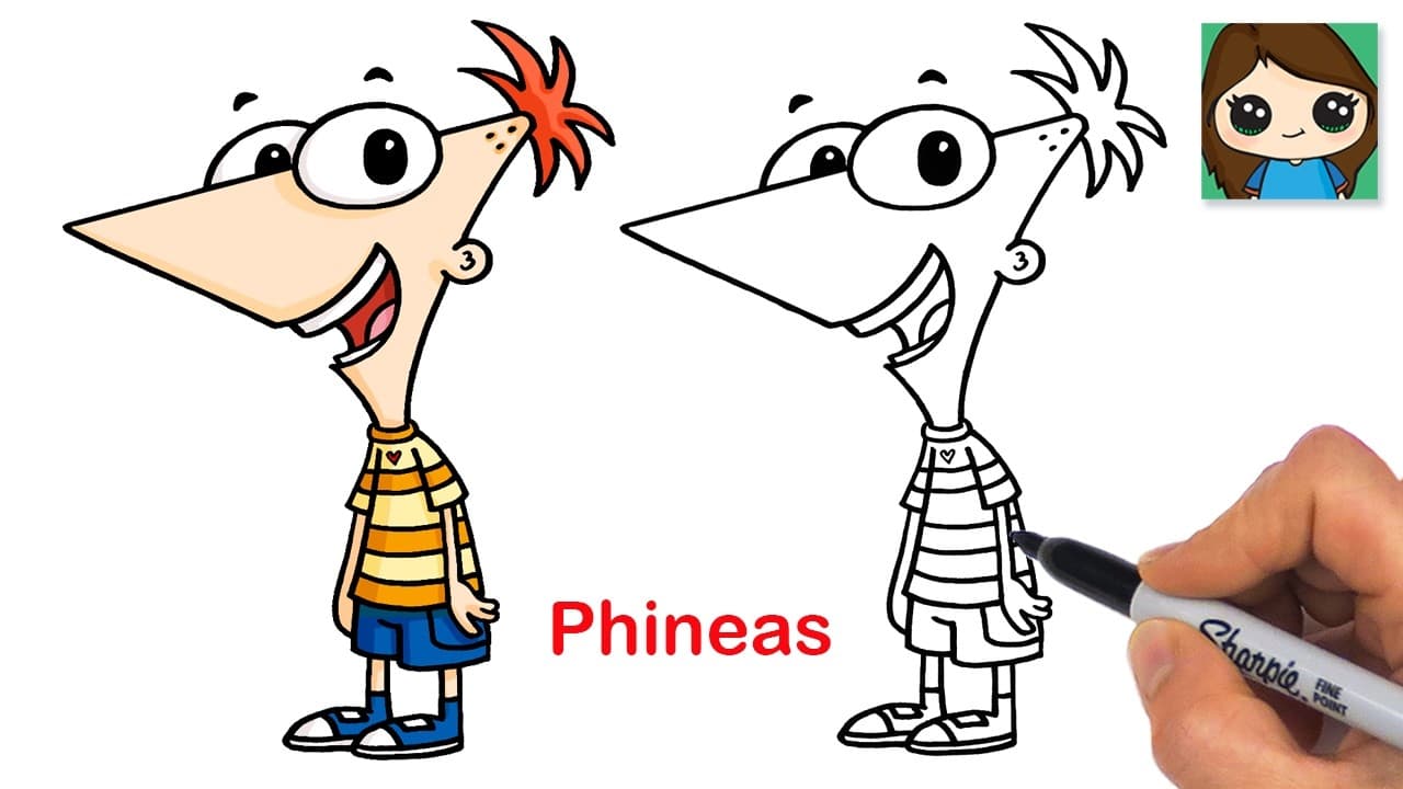 Preview of How to Draw Phineas Flynn | Phineas and Ferb