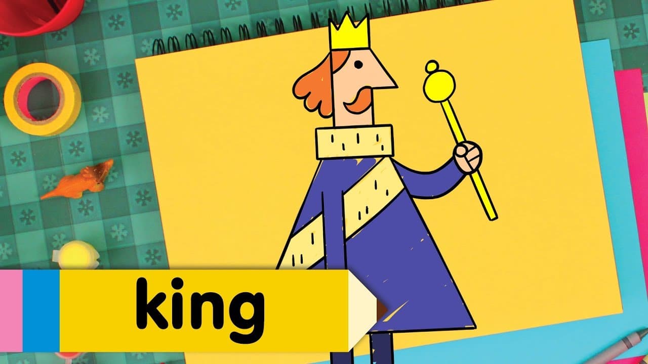 Preview of Learn How to Draw A King | Kids Drawing Lesson | Step By Step