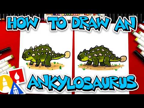 Preview of How To Draw A Cartoon Ankylosaurus