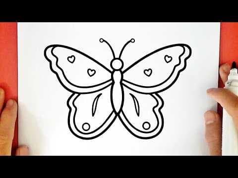 Preview of How to draw a BUTTERFLY