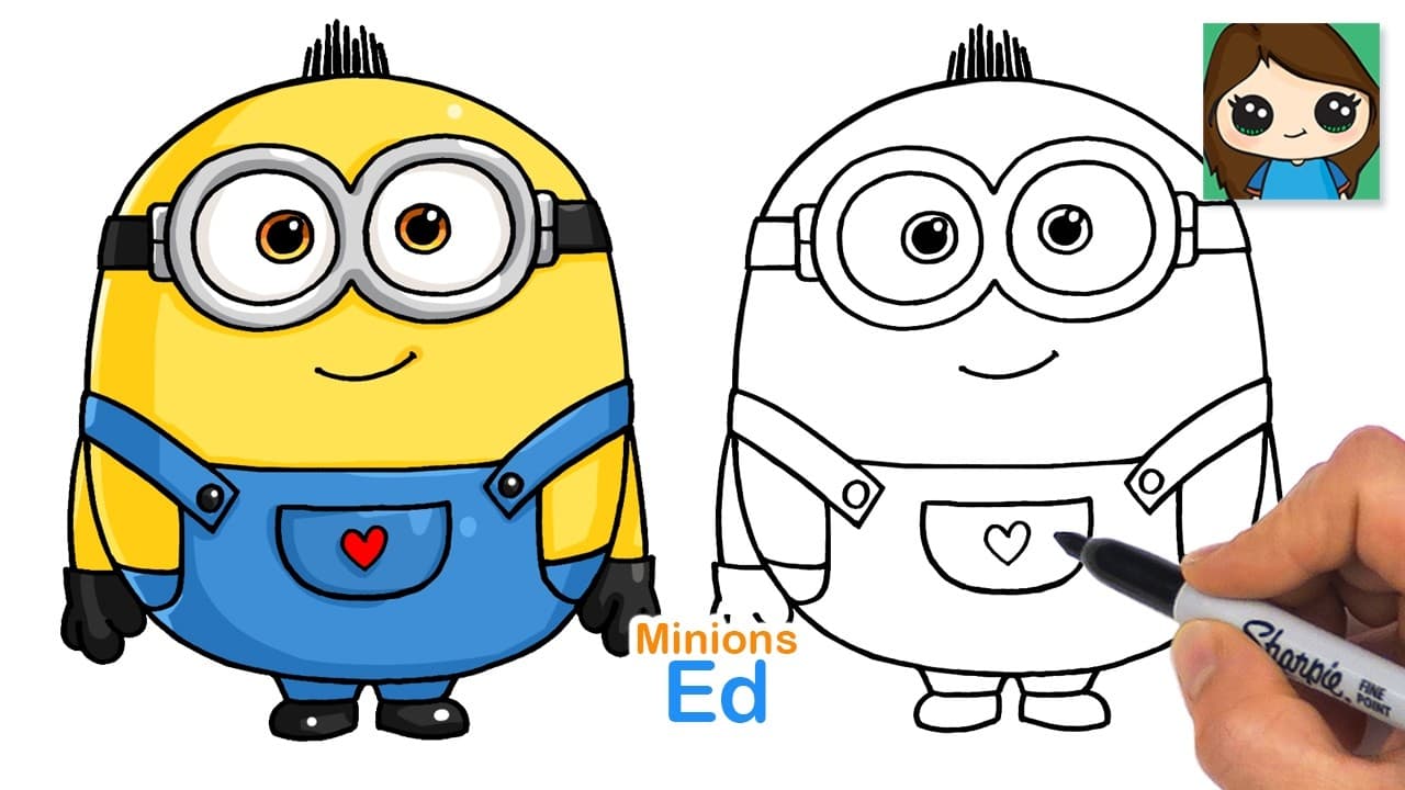 Preview of How to Draw Ed | Minion and Monsters