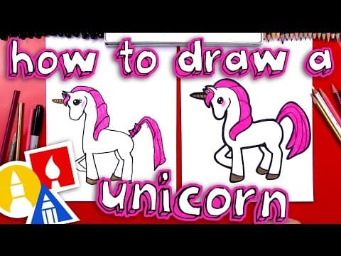 Preview of How To Draw A Cute Unicorn