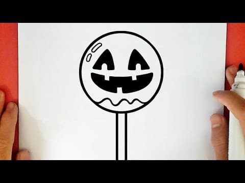 Preview of HOW TO DRAW A HALLOWEEN CAKE POP