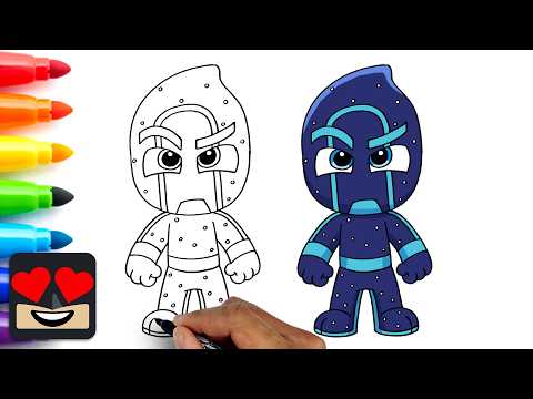 Preview of How To Draw Night Ninja | PJ Masks