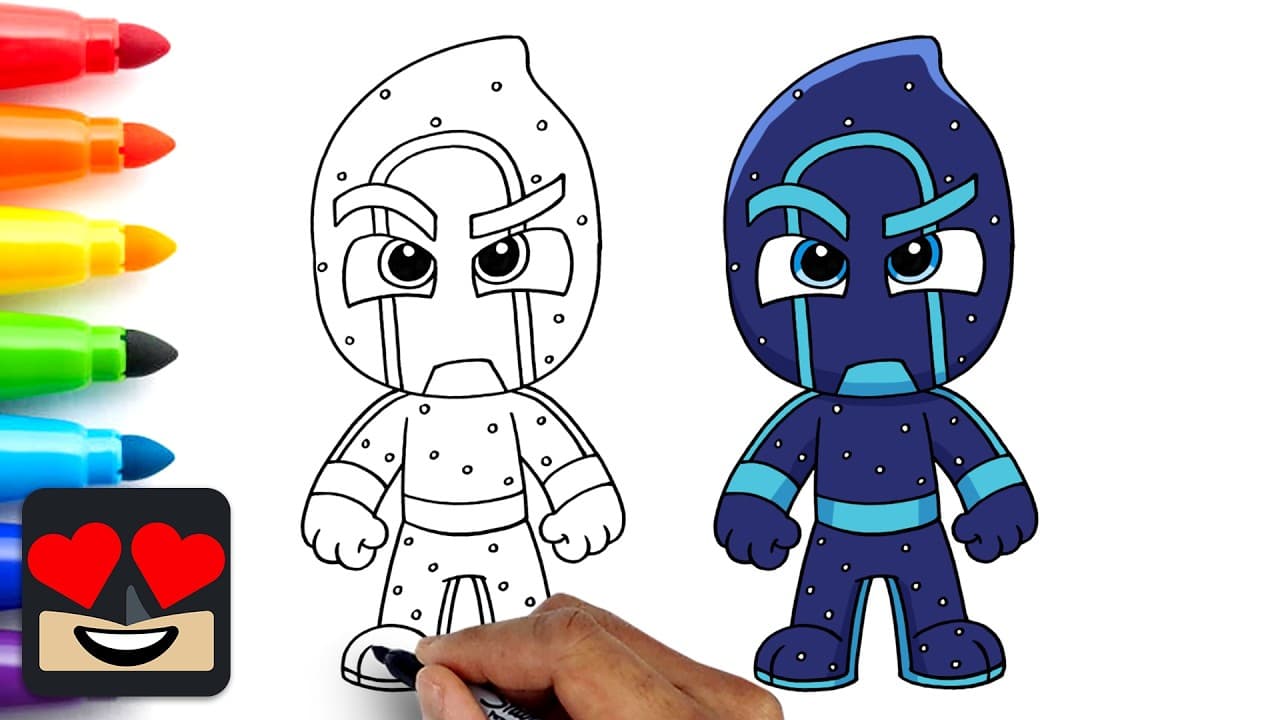 Preview of How To Draw Night Ninja | PJ Masks