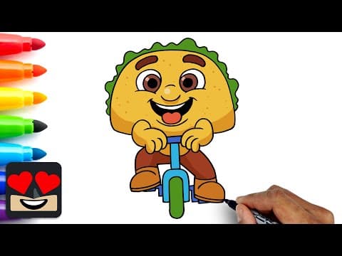 Preview of How To Draw Tacorita Bicicleta | Steal a Brainrot