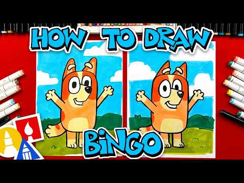 Preview of How To Draw Bingo From Bluey