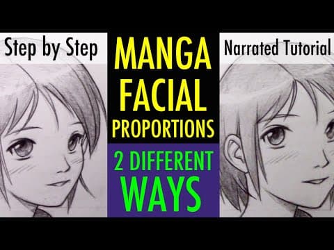 Preview of How to Draw Manga Faces: 2 Different Ways