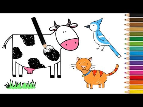 Preview of Learn to Draw Pets & Other Domestic Animals