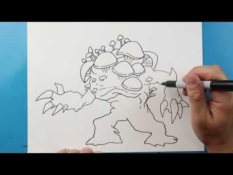 Preview of How to Draw Titanus Yuggoth