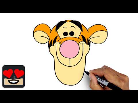 Preview of How To Draw Tigger the Tiger | Winnie the Pooh
