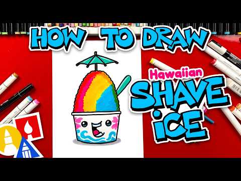Preview of How To Draw A Cute Hawaiian Shave Ice