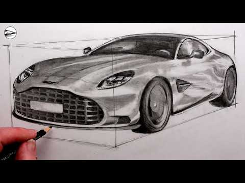Preview of How to Draw a Car Using a Simple Box