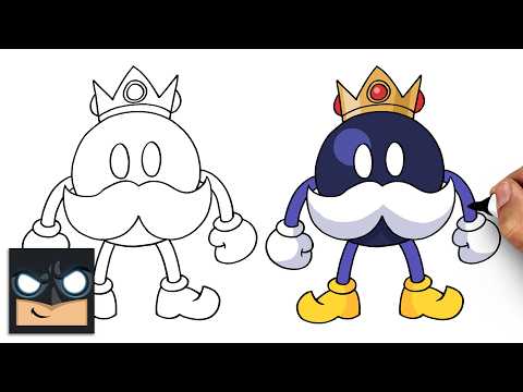 Preview of How to Draw King Bob Omb | Super Mario