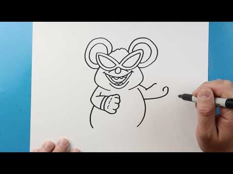 Preview of How to Draw Mouser | Super Mario Bros Galaxy Movie