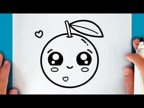 Preview of How to draw a CUTE ORANGE