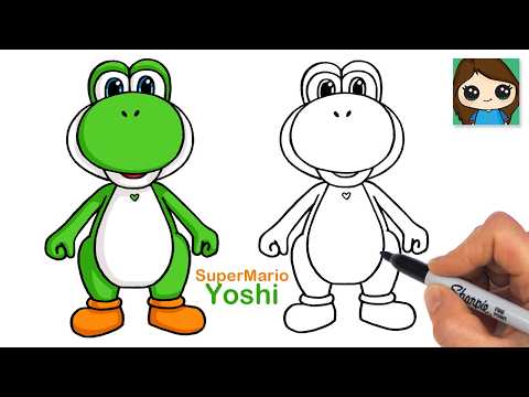 Preview of How to Draw Yoshi | Super Mario (New)