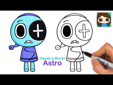 Preview of How to Draw Astro | Dandy's World