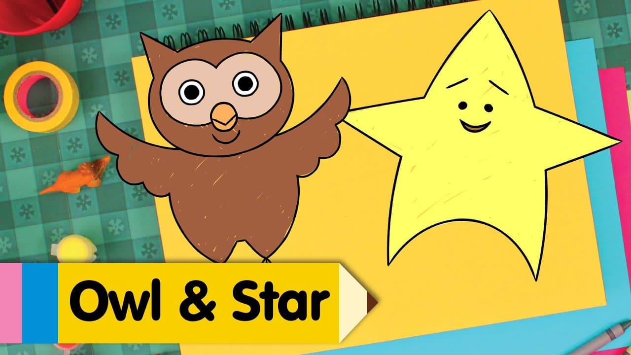 Preview of How To Draw Lulu The Owl and Juno The Star from Twinkle Twinkle Little Star