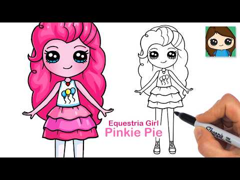 Preview of How to Draw Pinkie Pie Equestria Girl | My Little Pony
