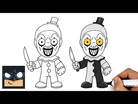 Preview of How to Draw Art the Clown | Terrifier