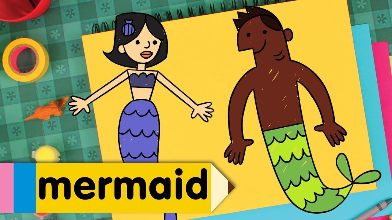 Preview of How to Draw a Mermaid