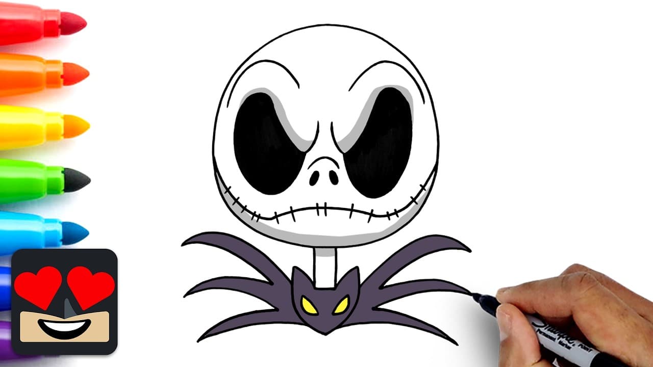 Preview of How To Draw Jack Skellington