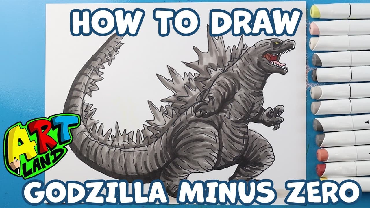 Preview of How to Draw Godzilla Minus Zero