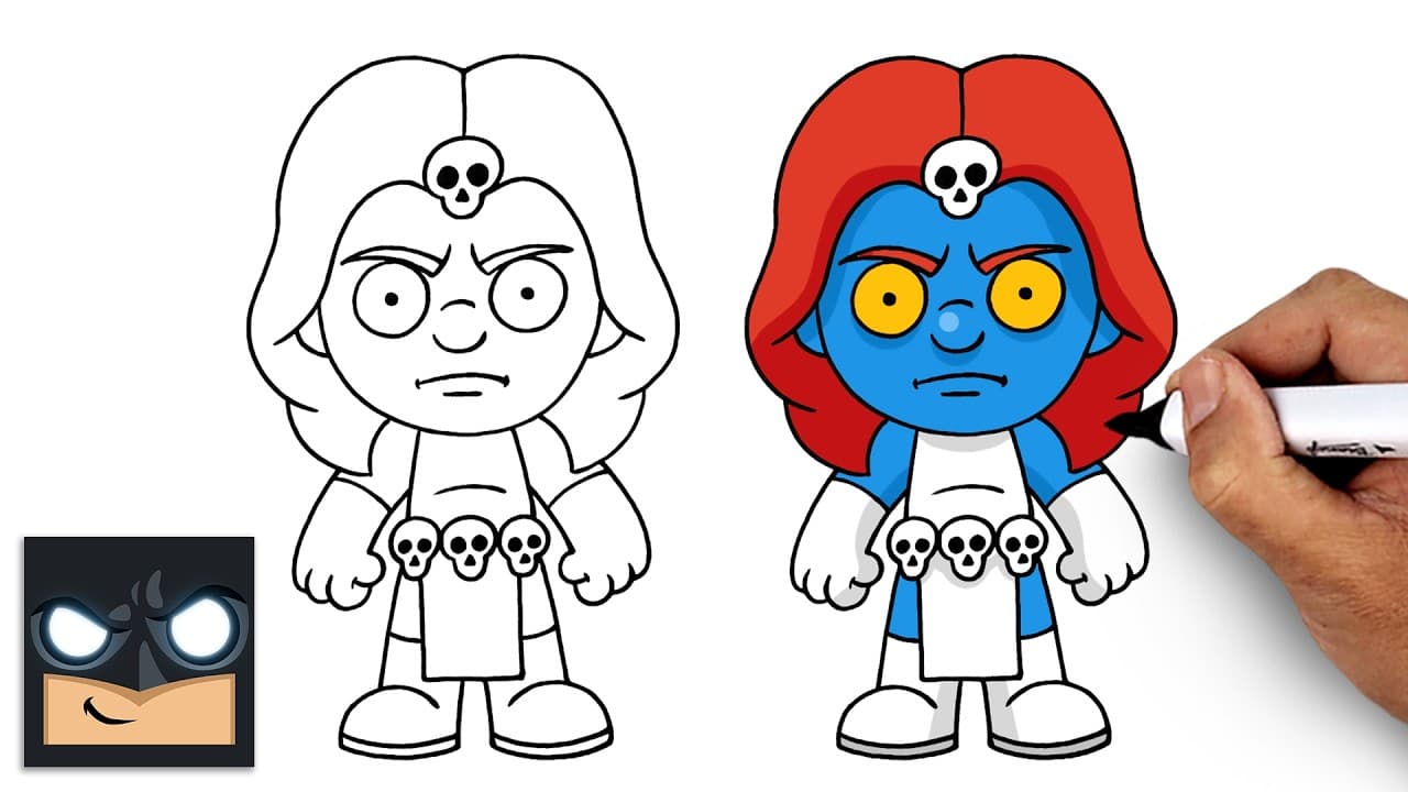 Preview of How to Draw Mystique | Xmen