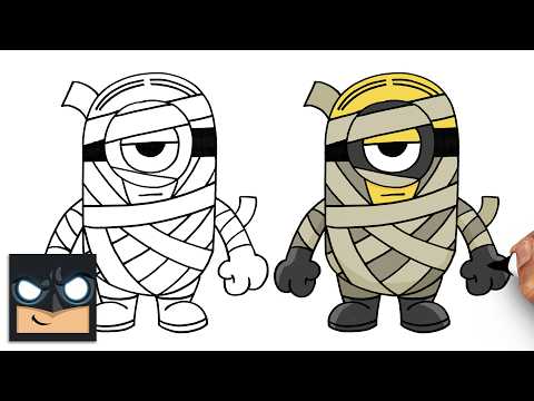 Preview of How to Draw Mummy Stuart | Minions and Monsters