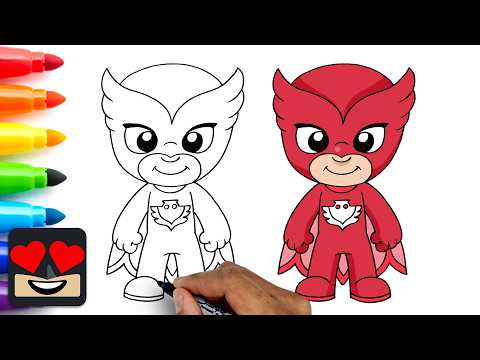 Preview of How To Draw Owlette | PJ Masks